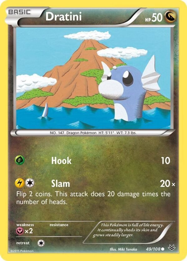 Dratini 49/108 Normal XY – Roaring Skies Dratini 49/108 Normal XY – Roaring Skies