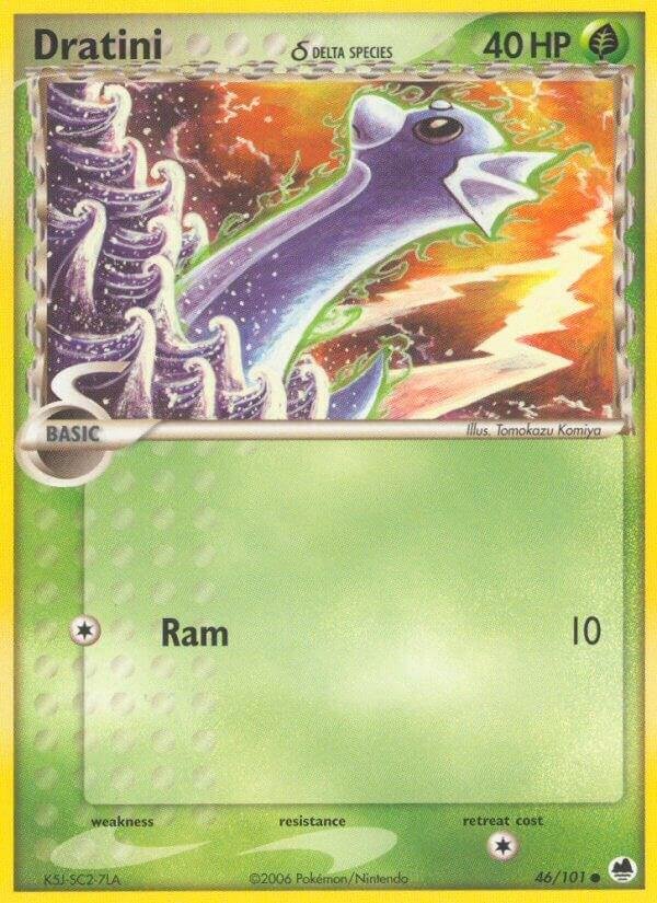 Dratini (Delta Species) 46/101 Normal Dragon Frontiers Dratini (Delta Species) 46/101 Normal Dragon Frontiers