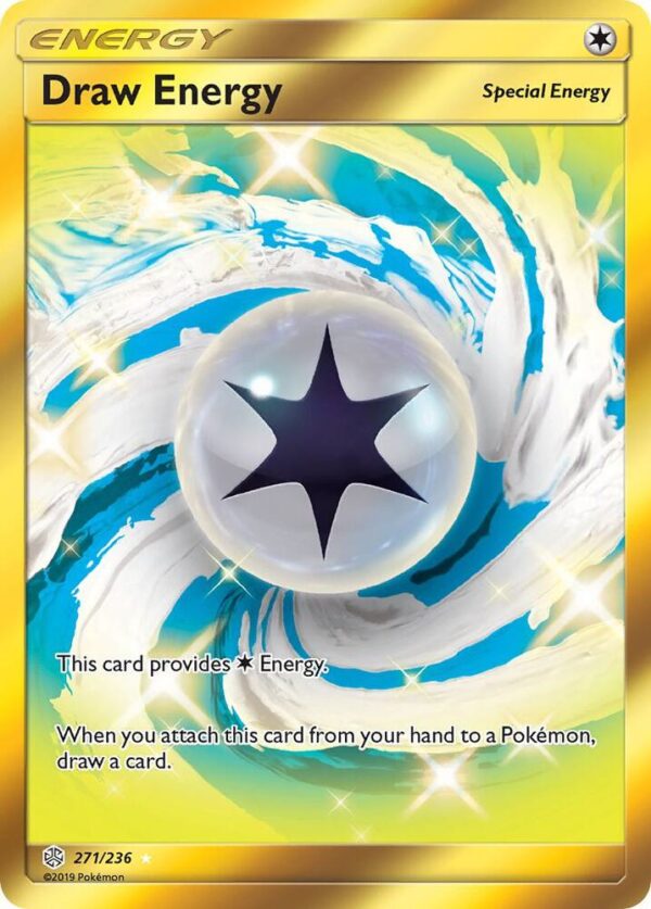 Draw Energy (Secret) 271/236 Holofoil SM – Cosmic Eclipse Draw Energy (Secret) 271/236 Holofoil SM – Cosmic Eclipse