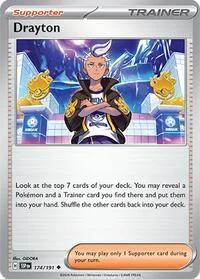 Drayton | 174/191 | Reverse Holofoil | SV08: Surging Sparks