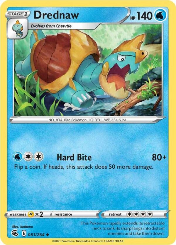 Drednaw 081/264 Normal SWSH08: Fusion Strike