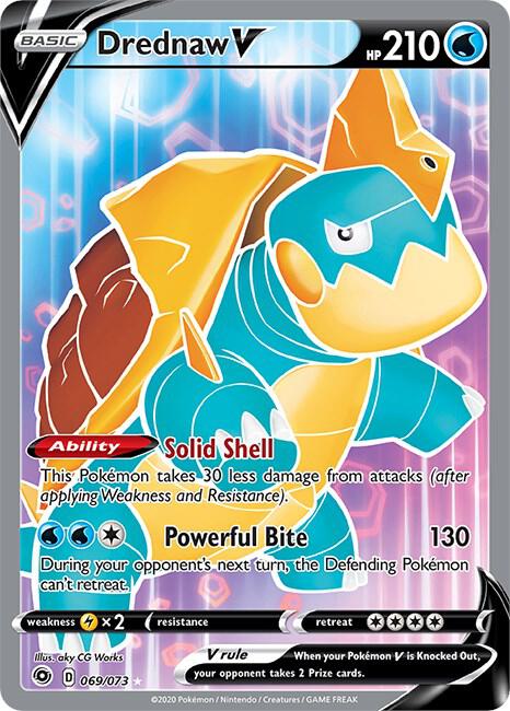 Drednaw V (Full Art) 69/73 Holofoil Champion’s Path