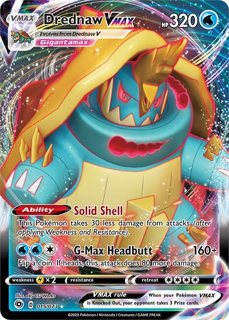 Drednaw VMAX 15/73 Holofoil Champion’s Path