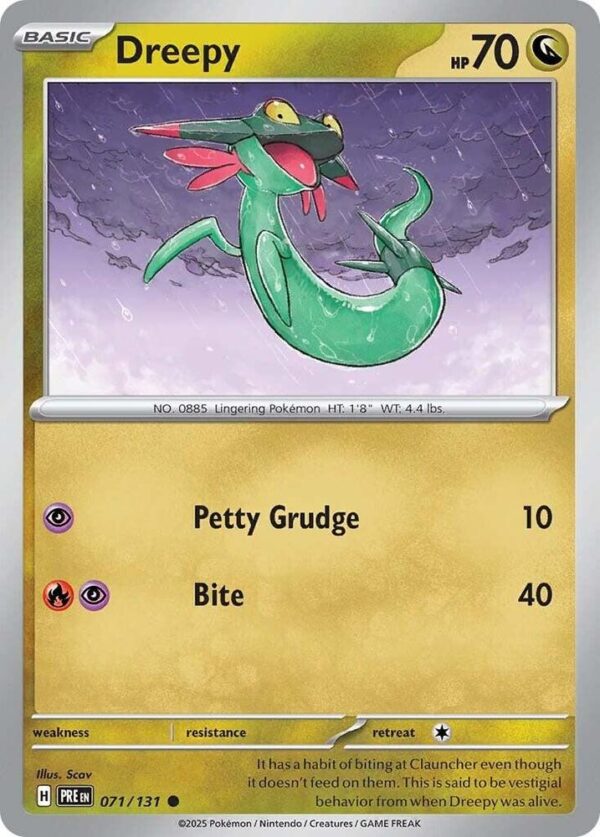 Dreepy 071/131 Normal SV: Prismatic Evolutions Dreepy 071/131 Normal SV: Prismatic Evolutions