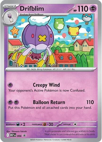 Drifblim 006 Holofoil ME: Mega Evolution Promo