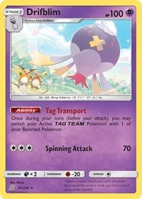 Drifblim | 81/236 | Reverse Holofoil | SM - Unified Minds