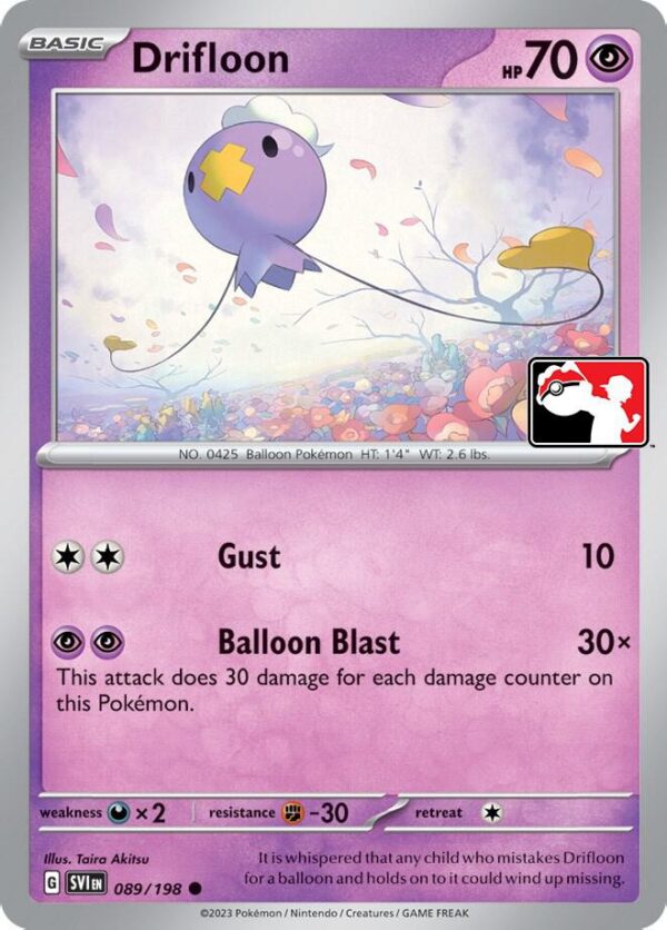 Drifloon 089/198 Holofoil Prize Pack Series Cards