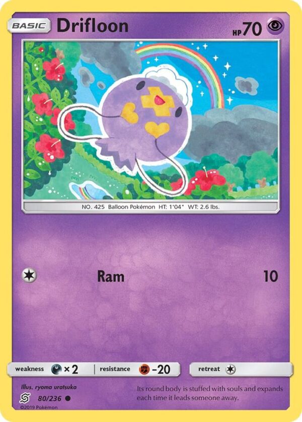 Drifloon 80/236 Reverse Holofoil SM – Unified Minds