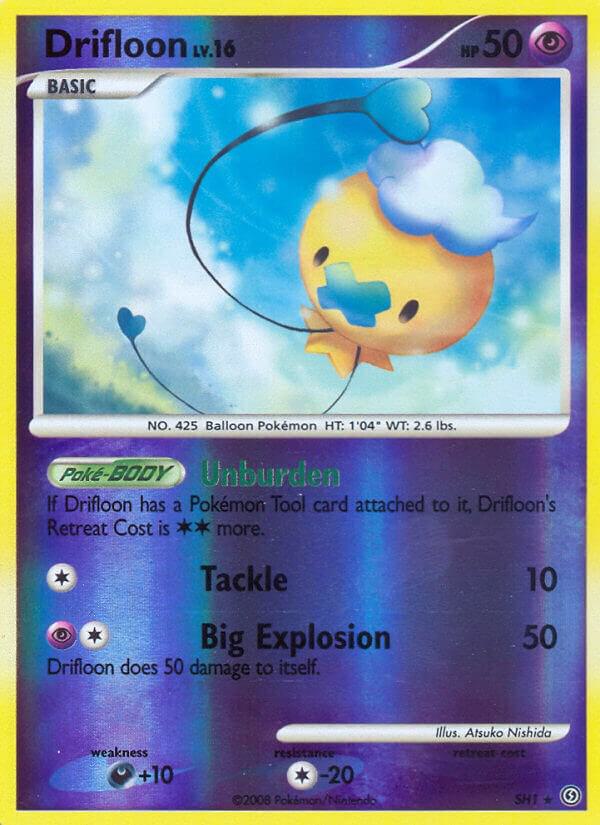 Drifloon (Shiny) SH1 Reverse Holofoil Stormfront