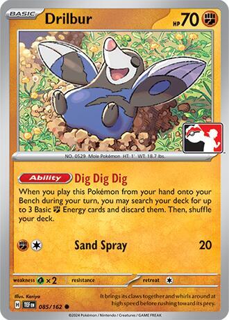 Drilbur 085/162 Holofoil Prize Pack Series Cards