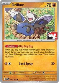 Drilbur | 085/162 | Holofoil | Prize Pack Series Cards