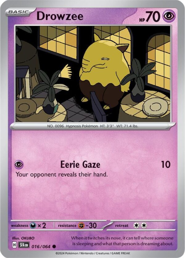 Drowzee 016/064 Normal SV: Shrouded Fable