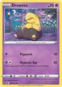 Drowzee | 060/195 | Normal | SWSH12: Silver Tempest Drowzee | 060/195 | Normal | SWSH12: Silver Tempest