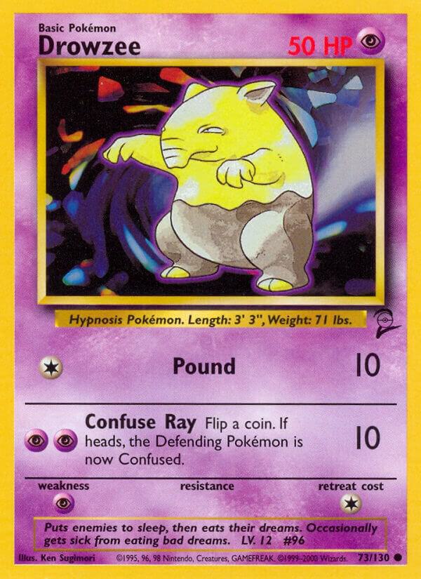 Drowzee 073/130 Normal Base Set 2
