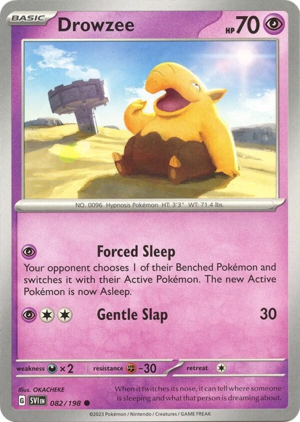 Drowzee 082/198 Normal SV01: Scarlet & Violet Base Set
