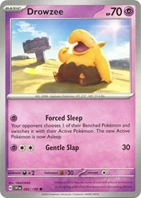 Drowzee | 082/198 | Reverse Holofoil | SV01: Scarlet & Violet Base Set Drowzee | 082/198 | Reverse Holofoil | SV01: Scarlet & Violet Base Set