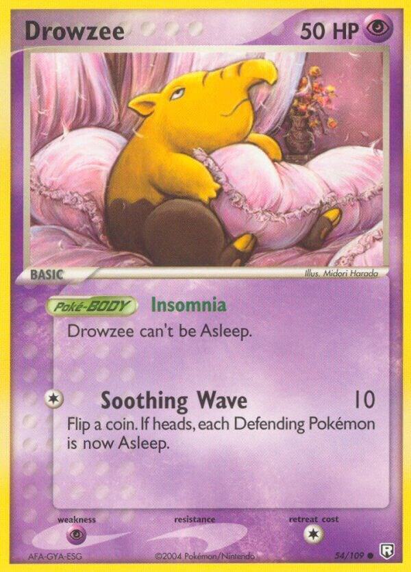 Drowzee 54/109 Normal Team Rocket Returns