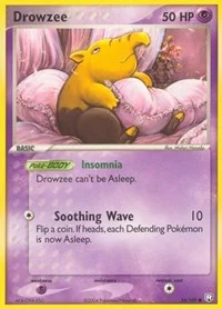 Drowzee | 54/109 | Reverse Holofoil | Team Rocket Returns Drowzee | 54/109 | Reverse Holofoil | Team Rocket Returns