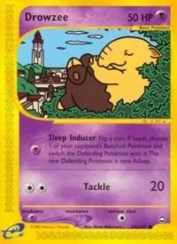 Drowzee (74b) | 074b/147 | Reverse Holofoil | Aquapolis Drowzee (74b) | 074b/147 | Reverse Holofoil | Aquapolis