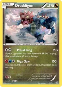 Druddigon | 83/114 | Normal | XY - Steam Siege