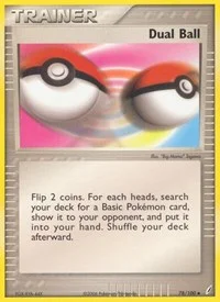 Dual Ball | 78/100 | Reverse Holofoil | Crystal Guardians