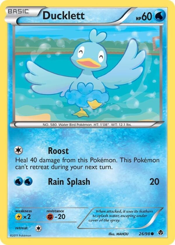 Ducklett 26/98 Reverse Holofoil Emerging Powers Ducklett 26/98 Reverse Holofoil Emerging Powers