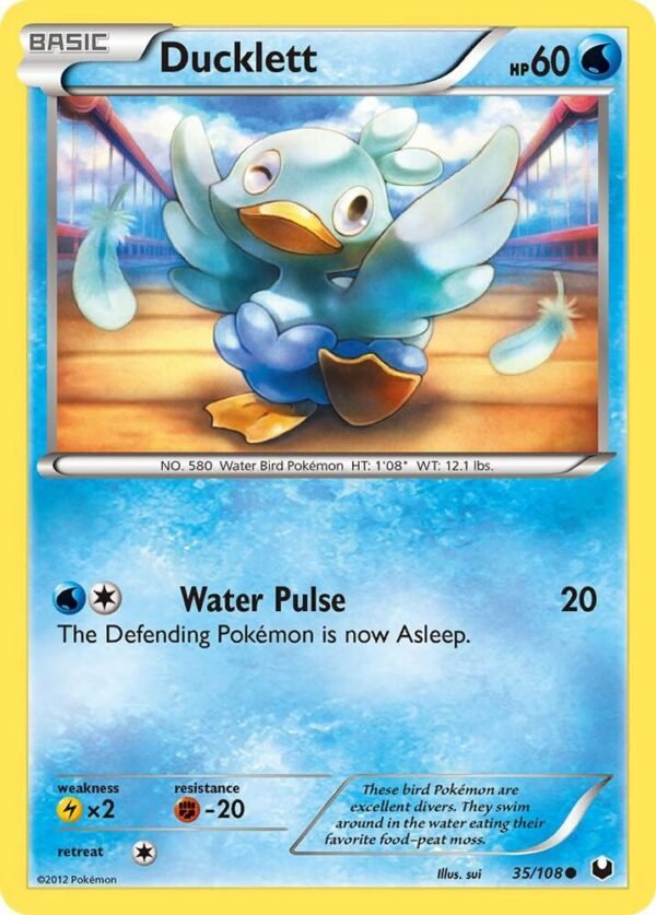 Ducklett 35/108 Reverse Holofoil Dark Explorers Ducklett 35/108 Reverse Holofoil Dark Explorers