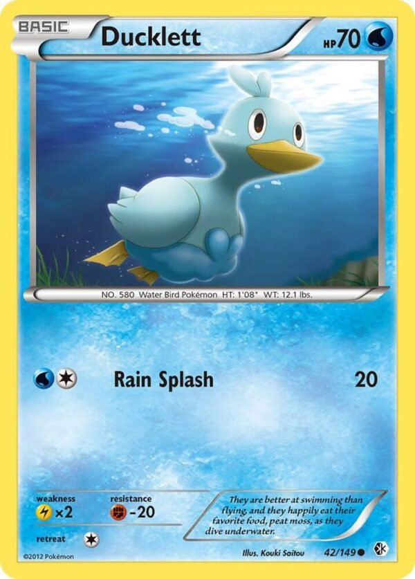 Ducklett 42/149 Reverse Holofoil Boundaries Crossed Ducklett 42/149 Reverse Holofoil Boundaries Crossed