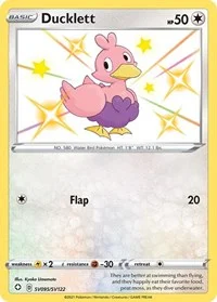 Ducklett | SV095/SV122 | Holofoil | Shining Fates: Shiny Vault