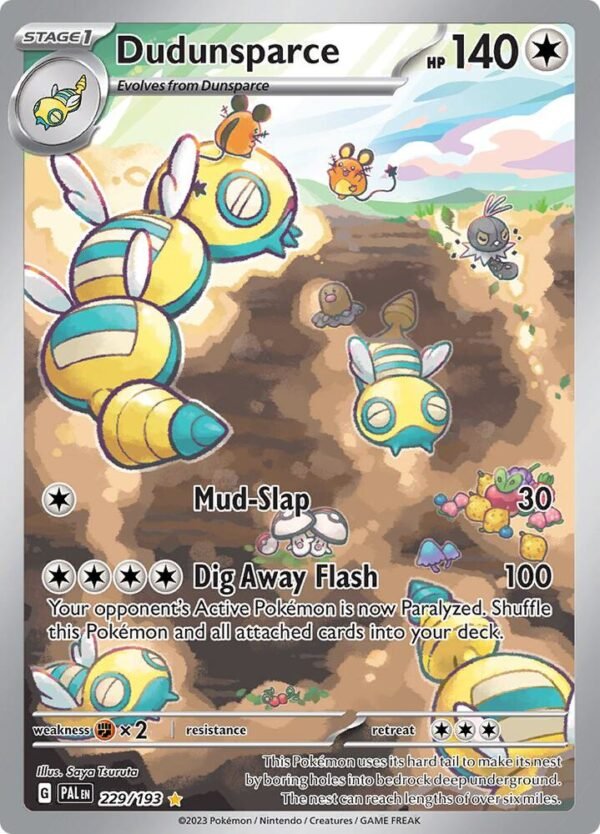 Dudunsparce 229/193 Holofoil SV02: Paldea Evolved