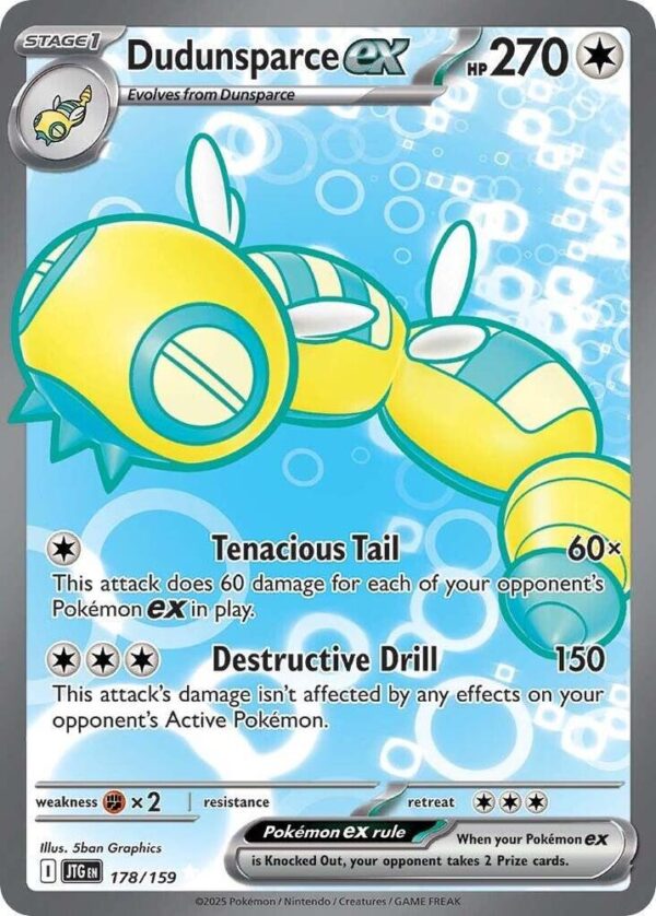 Dudunsparce ex 178/159 Holofoil SV09: Journey Together