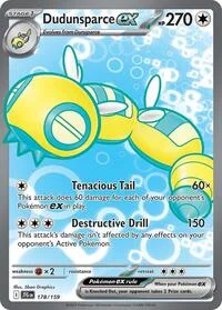 Dudunsparce ex | 178/159 | Holofoil | SV09: Journey Together