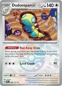 Dudunsparce (Poke Ball Pattern) | 080/131 | Holofoil | SV: Prismatic Evolutions