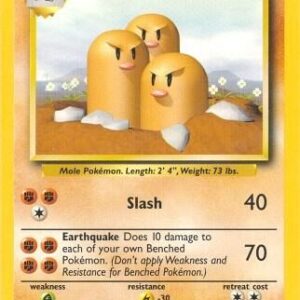 Dugtrio 019/102 Normal Base Set Dugtrio 019/102 Normal Base Set