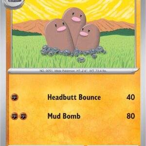Dugtrio 051/165 Normal SV: Scarlet & Violet 151