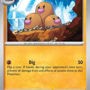 Dugtrio 104/197 Reverse Holofoil SV03: Obsidian Flames
