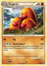 Dugtrio | 19/102 | Reverse Holofoil | Triumphant