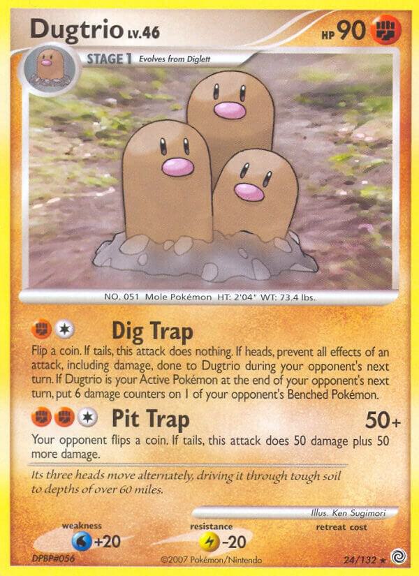 Dugtrio 24/132 Reverse Holofoil Secret Wonders Dugtrio 24/132 Reverse Holofoil Secret Wonders