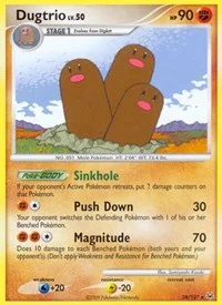 Dugtrio | 24/127 | Reverse Holofoil | Platinum