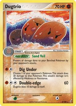 Dugtrio 5/100 (EX Crystal Guardians) 005/100 Normal Deck Exclusives