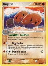 Dugtrio | 5/100 (EX Crystal Guardians) | 005/100 | Normal | Deck Exclusives