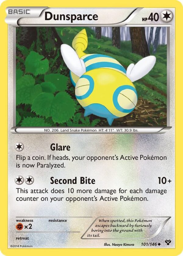 Dunsparce 101/146 Normal XY Base Set