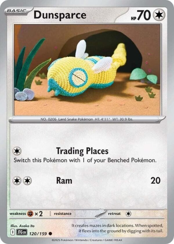 Dunsparce 120/159 Reverse Holofoil SV09: Journey Together