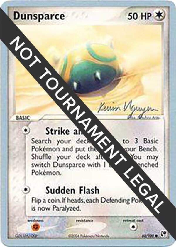 Dunsparce 2004 (Kevin Nguyen) 60/100 Normal World Championship Decks