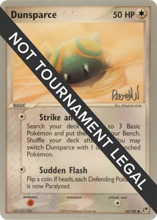 Dunsparce 2004 (Reed Weichler) 60/100 Normal World Championship Decks