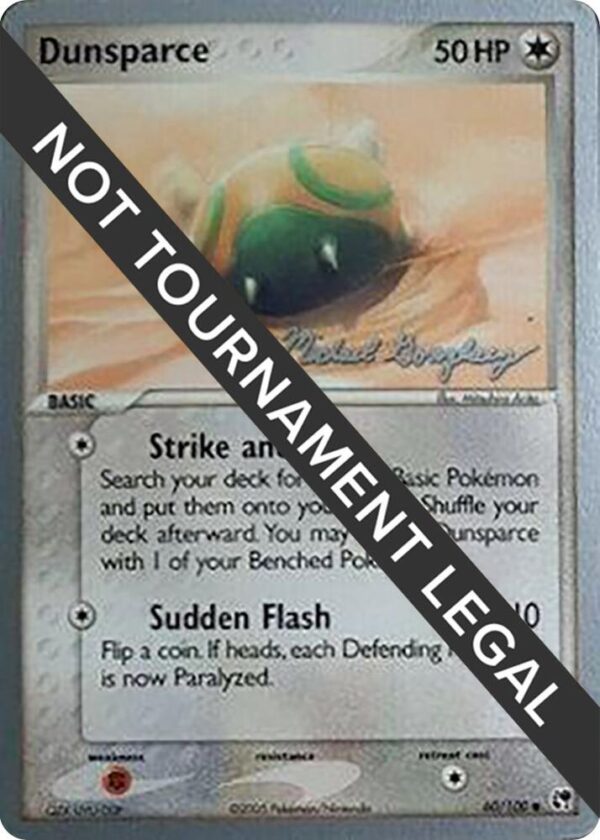 Dunsparce 2005 (Michael Gonzalez) 60/100 Normal World Championship Decks