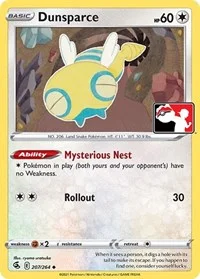 Dunsparce | 207/264 | Normal | Prize Pack Series Cards