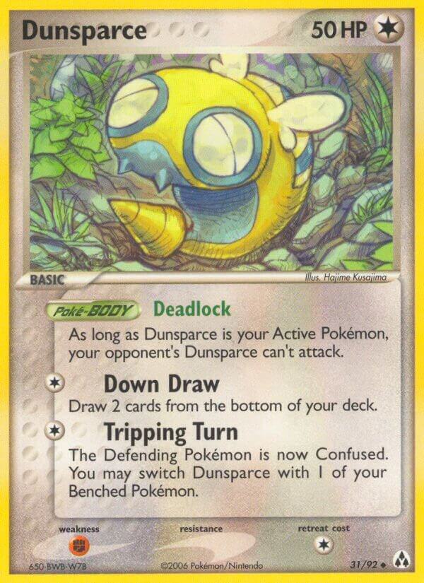 Dunsparce 31/92 Reverse Holofoil Legend Maker