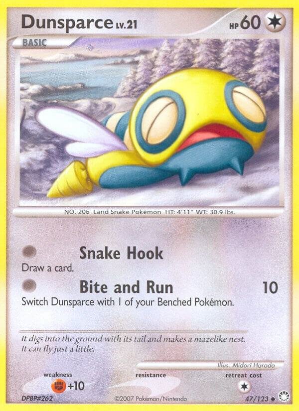 Dunsparce 47/123 Reverse Holofoil Mysterious Treasures