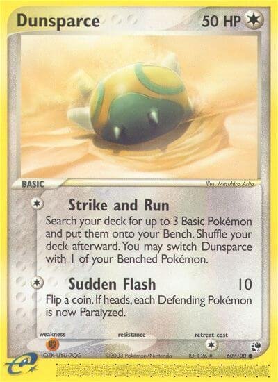 Dunsparce 60/100 Normal Sandstorm Dunsparce 60/100 Normal Sandstorm